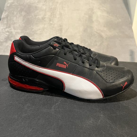 Puma Cell Surin 2 Mens 13 Black Flame Scarlet 189876-22 Athletic Sneakers - Picture 1 of 10